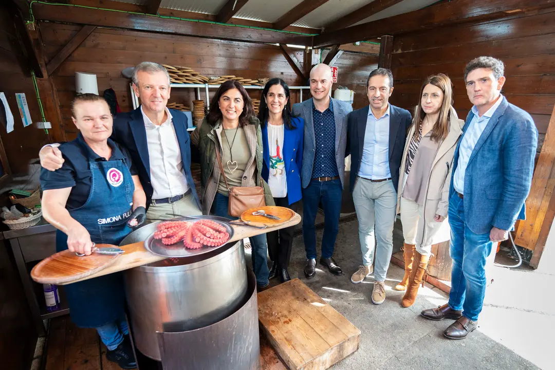 Alfonso Rueda en San Froilán