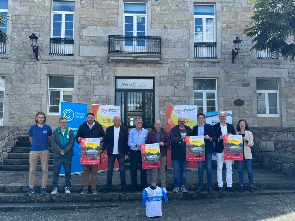Presentación del Campeonato de España de ciclismo paralímpico en carretera, en Friol
