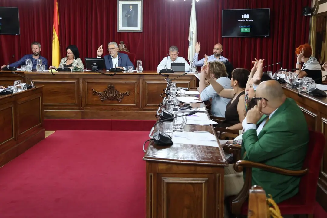 Un pleno del Concello de Lugo