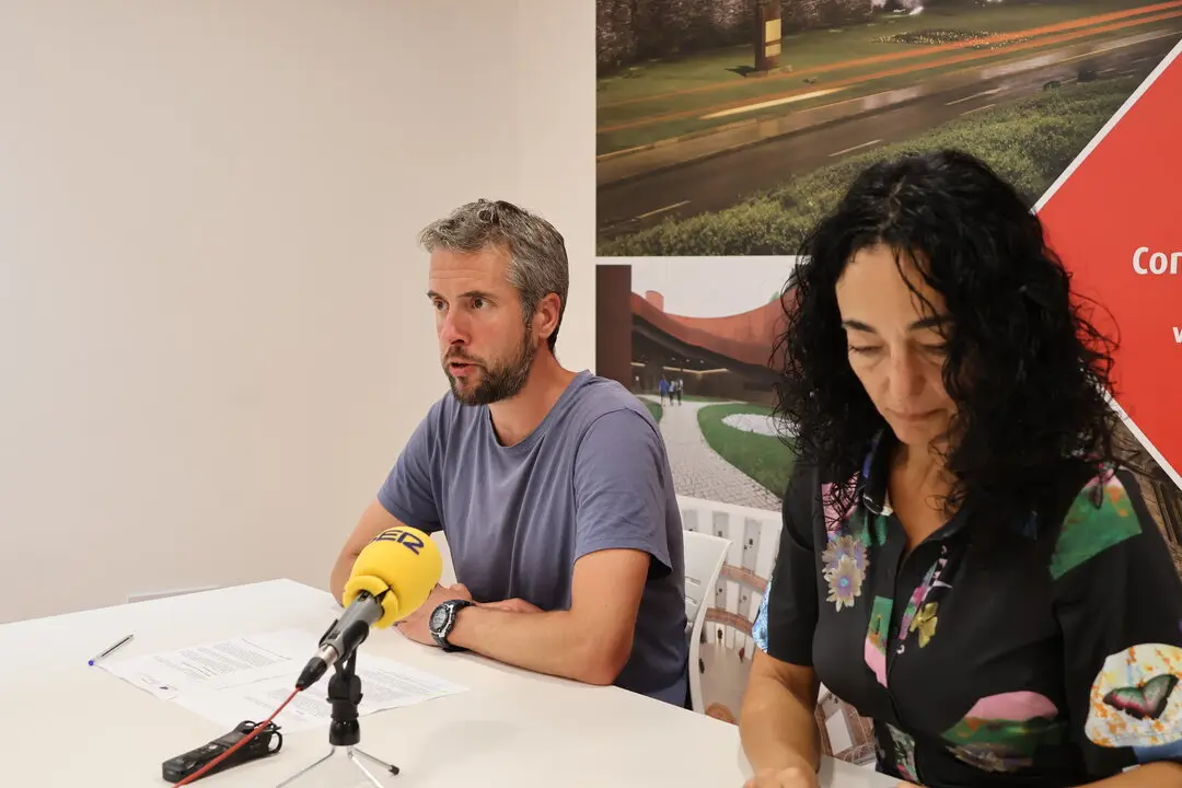 Rubén Arroxo, en rueda de prensa