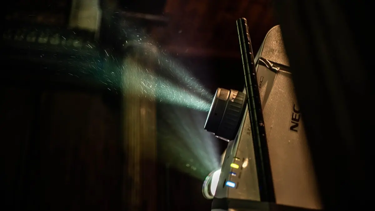 cine, proyector, película