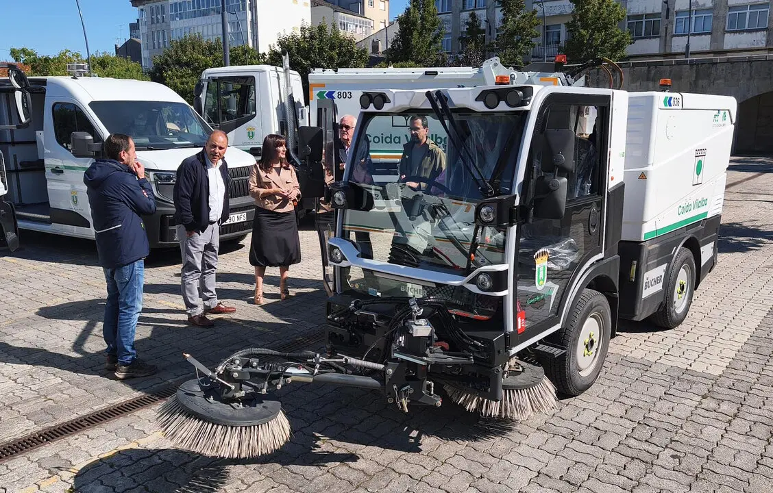 Presentación de la nueva flota de vehículos de limpieza de Vilalba