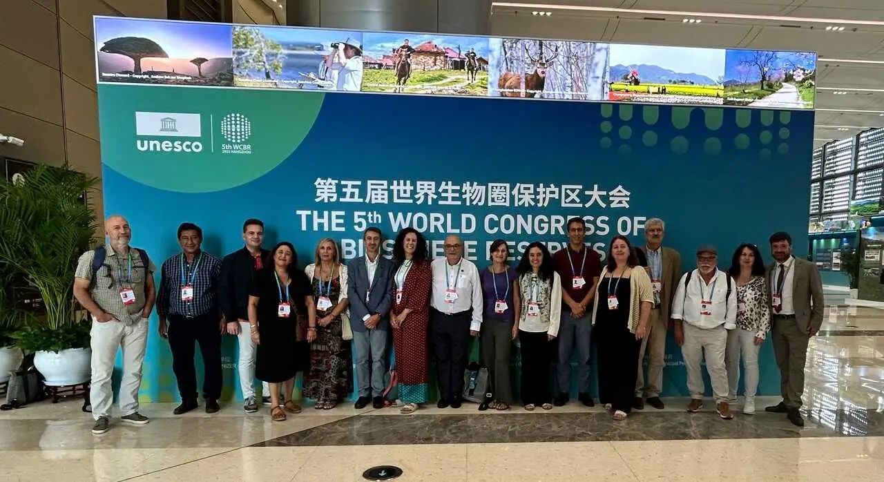 240925 A Deputación presente  no Congreso Mundial de Reservas da Biosfera de China