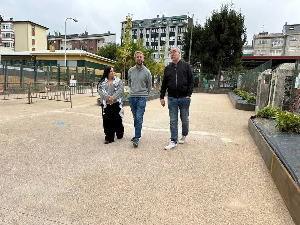 Renovación de la rúa Cambria, en Lugo
