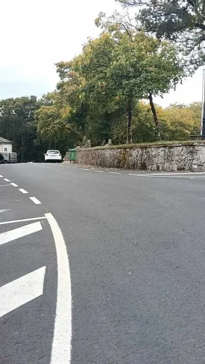 Actuación llevada a cabo en la rúa San Xosé, en Guitiriz