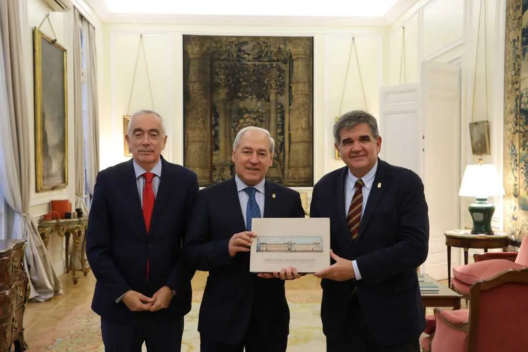 Tomé, con el embajador de España en Argentina
