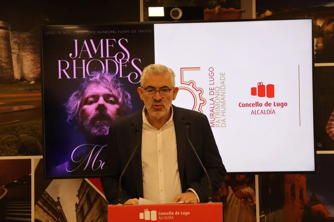 Miguel Fernández presenta el concierto de James Rhodes
