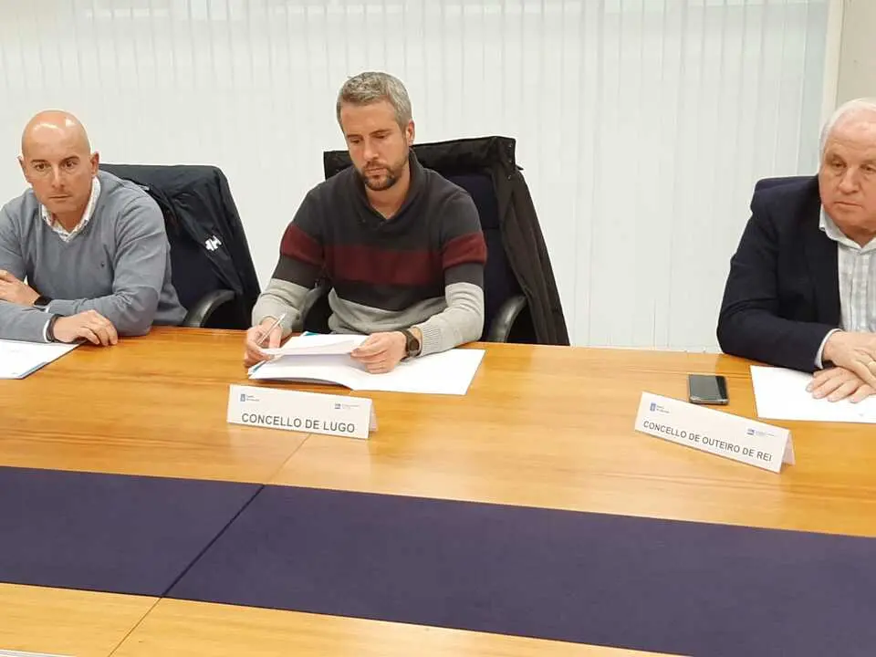 Reunión sobre el transporte interurbano del área metropolitana de Lugo