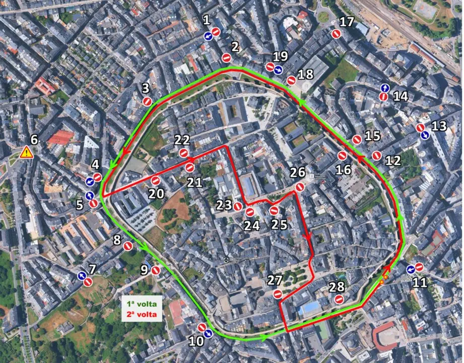 Plan de tráfico para la marcha ciclista del 30 de noviembre