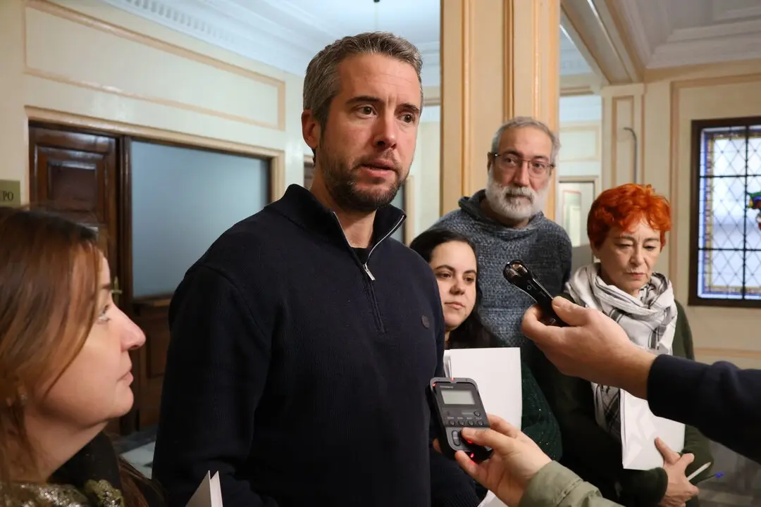 Rubén Arroxo, en la Casa do Concello