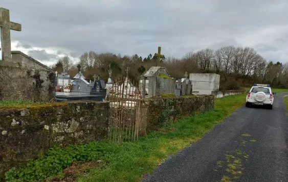 Cementerio de Sambreixo, en Monterroso