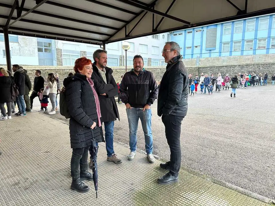 Maite Ferreiro, en la entrada del Gustavo Freire