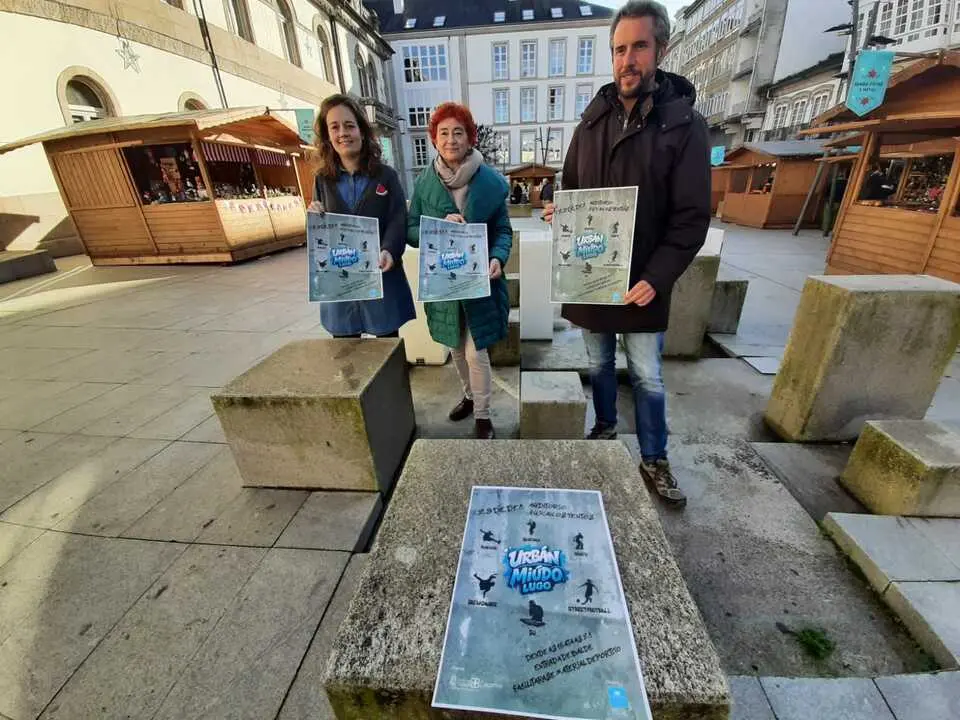 Iria Castro, Maite Ferreiro y Rub&eacute;n Arroxo presentaron el Urb&aacute;n Mi&uacute;do