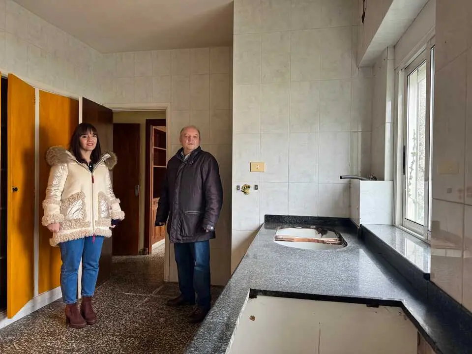 Marta Rouco visit&oacute; las casas dos mestres de Vilalba