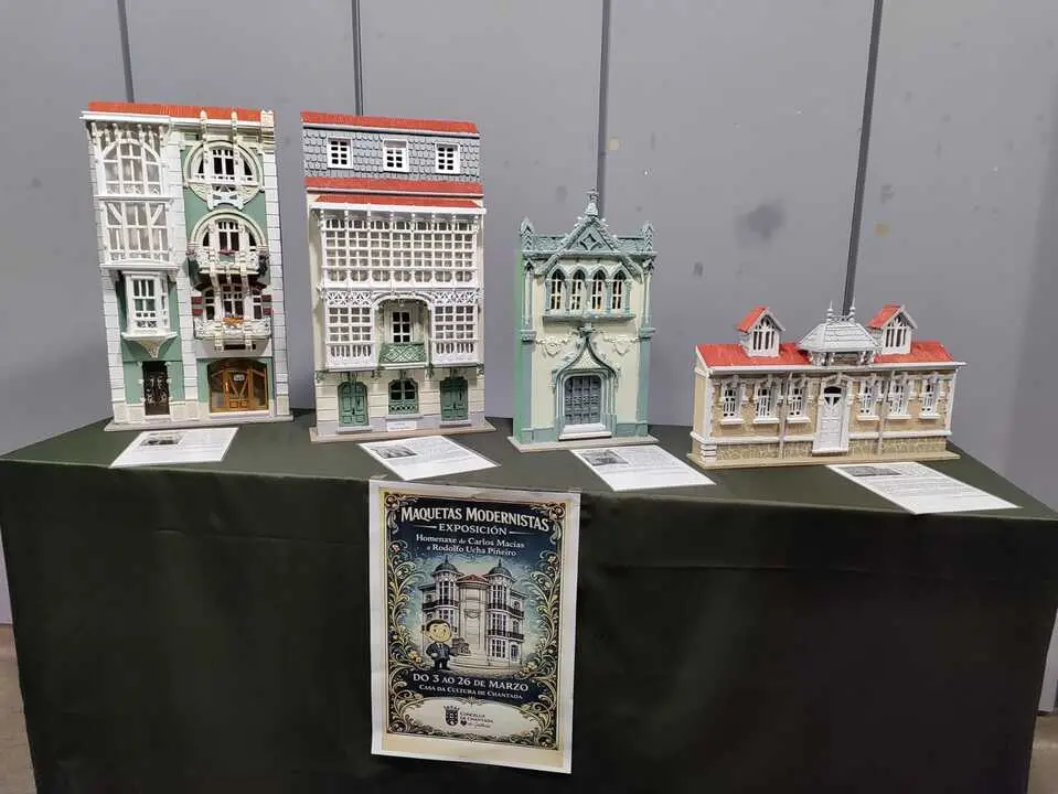 Muestra de maquetas de Ferrol en Chantada