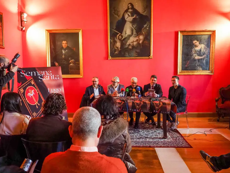 Presentaci&oacute;n de la Semana Santa 2026 de Lugo. PRADERO