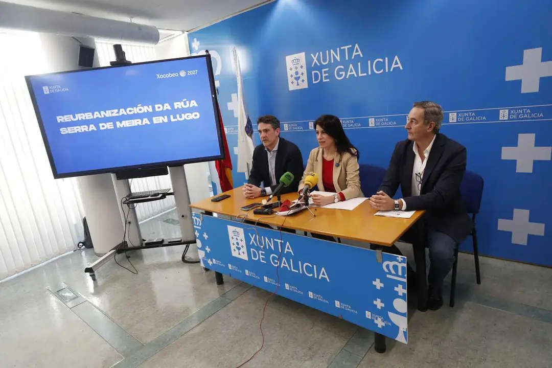 Mar&iacute;a Mart&iacute;nez Allegue, en la presentaci&oacute;n de la rehabilitaci&oacute;n de la R&uacute;a Serra de Meira