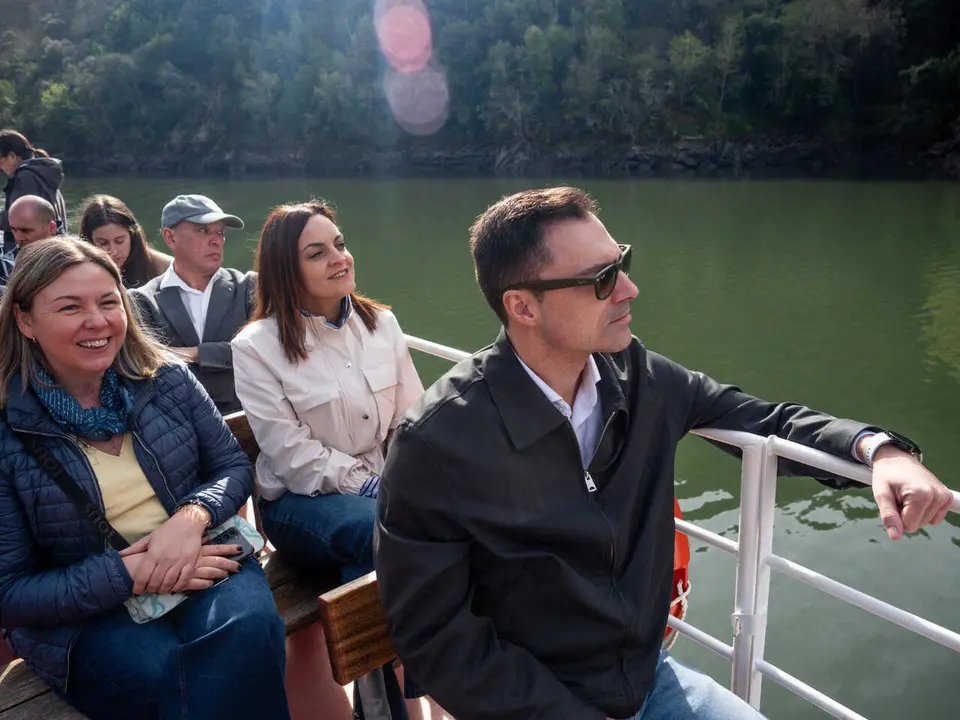19032026_la Presidenta de la Diputaci&oacute;n de Lugo Carmela L&oacute;pez inaugura la temporada de rutas en catamar&aacute;n.
Pradero