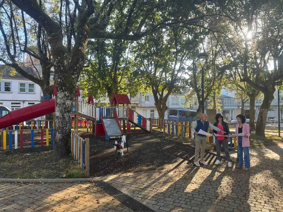 Santos, en uno de los espacios que ser&aacute; renovado en Friol