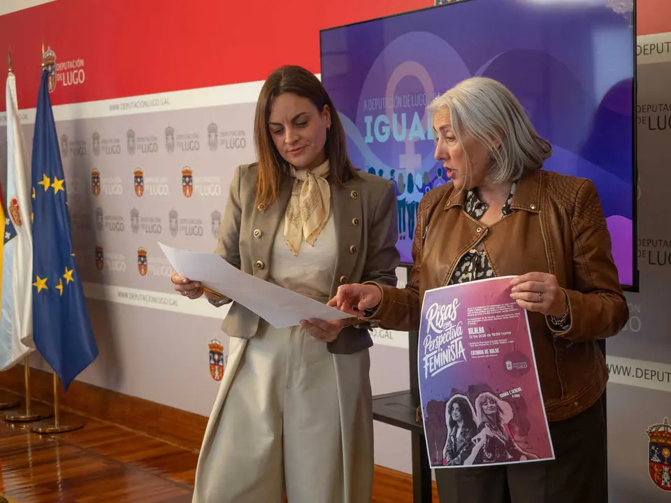 09042026_Carmela L&oacute;pez, Presidenta de la Diputaci&oacute;n, y Marisol Morandeira, Deputada de Muller e igualdade. PRADERO