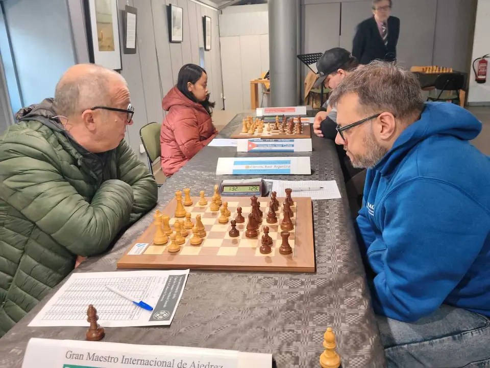 Copa Seis Naci&oacute;ns de ajedrez, que se celebra en Chantada
