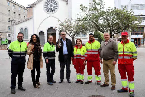 El Concello de Lugo volvi&oacute; a recibir la Escoba de Platino
