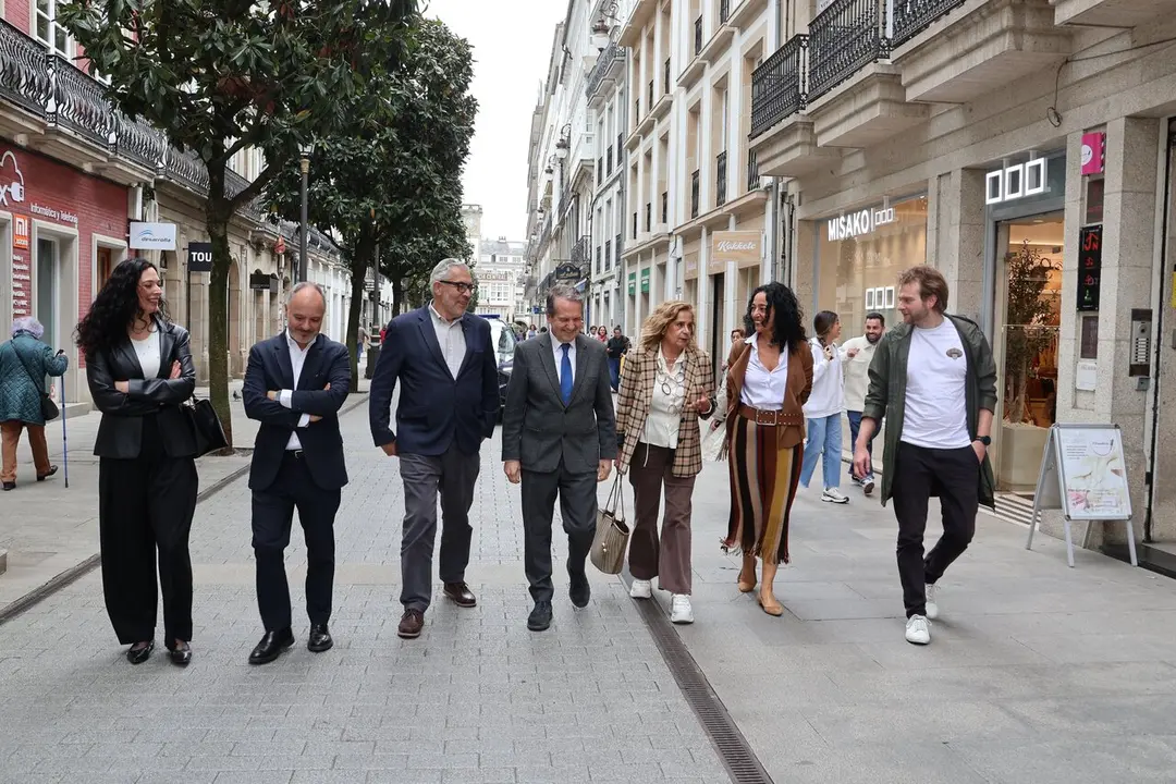 Fern&aacute;ndez y Caballero, en la R&uacute;a da Ra&iacute;&ntilde;a