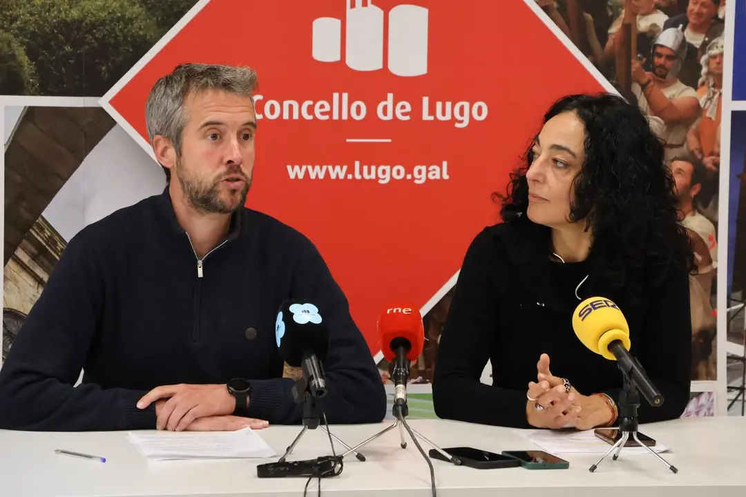 Rub&eacute;n Arroxo, durante una comparecencia ante la prensa