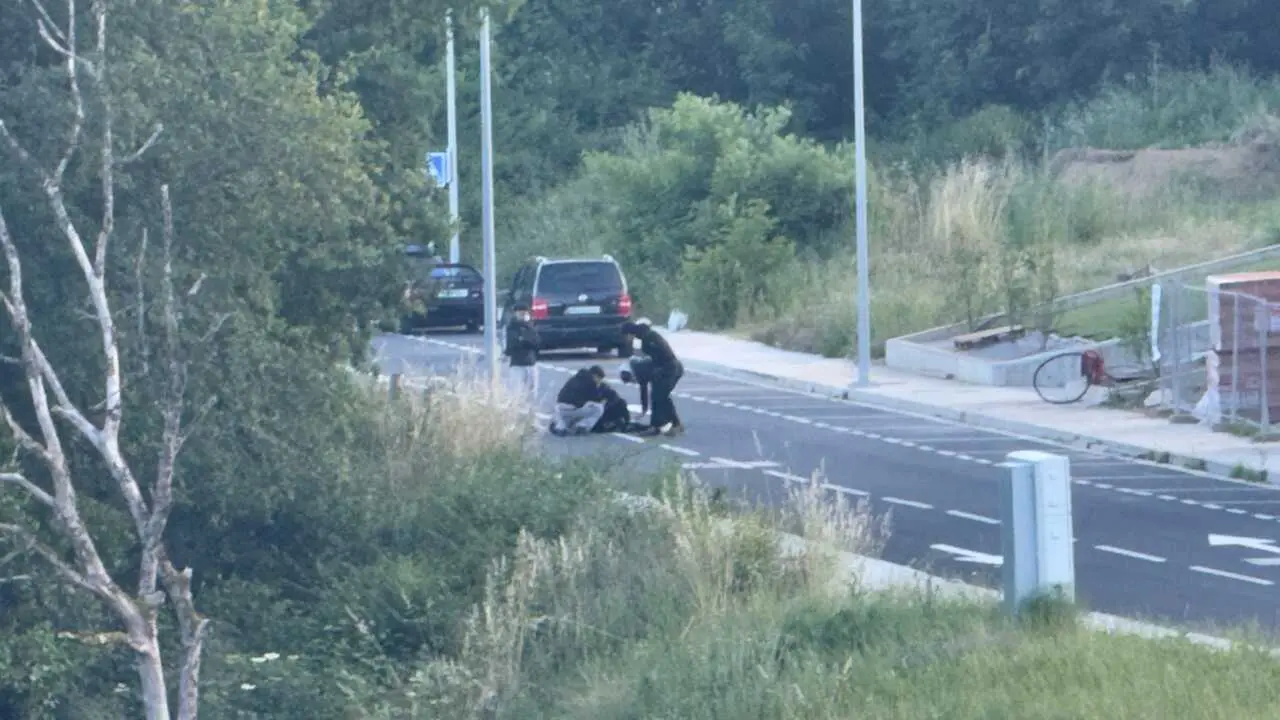 Herida una persona en un accidente en As Saamasas