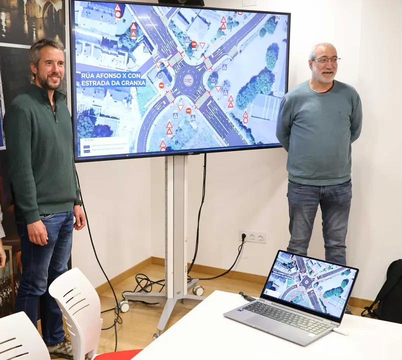 Rub&eacute;n Arroxo y Alexandre Penas explican la iniciativa
