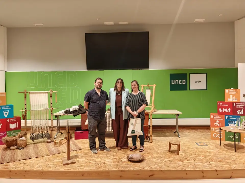Taller textil de la antig&uuml;edad en la UNED