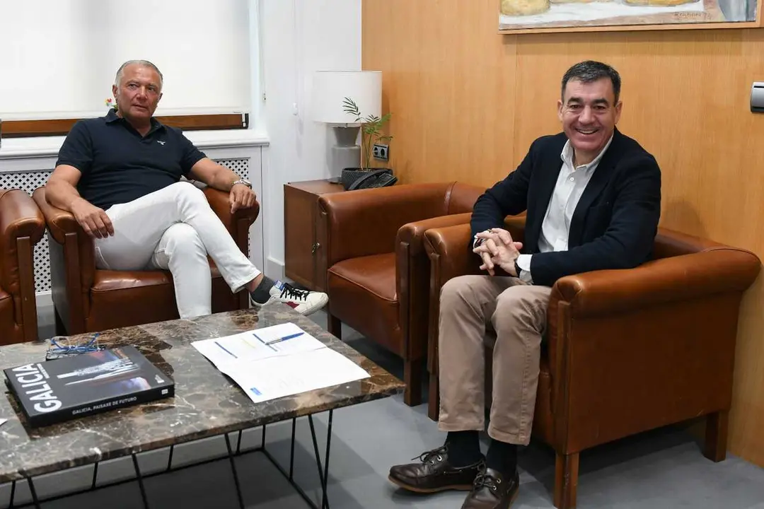 Pablo Taboada y Rom&aacute;n Rodr&iacute;guez, en Palas de Rei