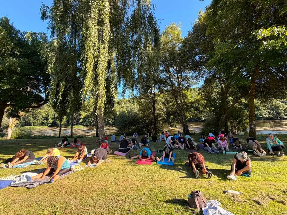 Pilates &aacute; beira do Mi&ntilde;o