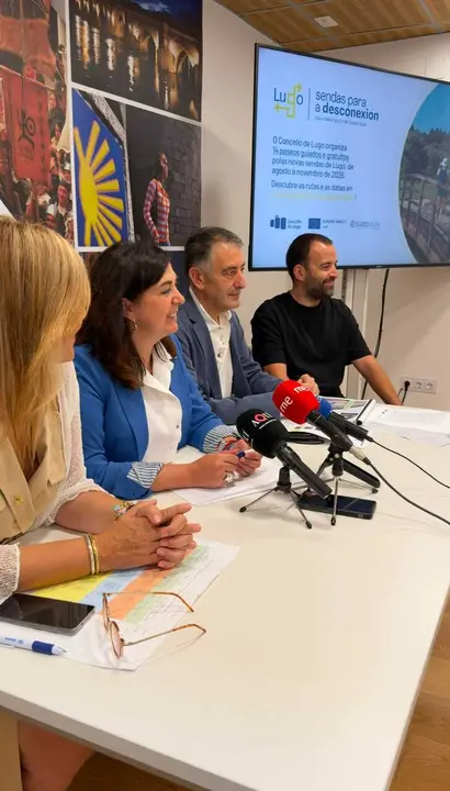 Elena Candia, durante la comparecencia de prensa de esta ma&ntilde;ana. Pradero