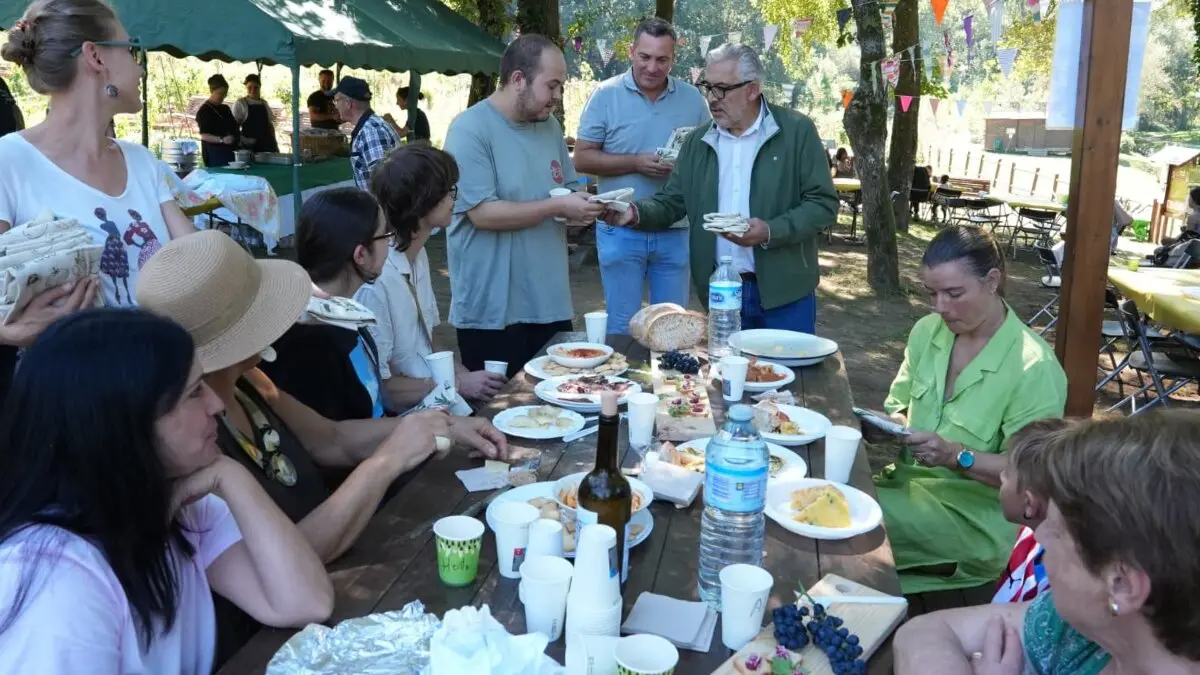 Miguel Fern&aacute;ndez en la Festa da Colleita.