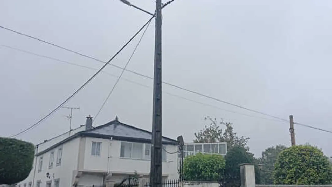 Renovación de las luminarias en Guitiriz