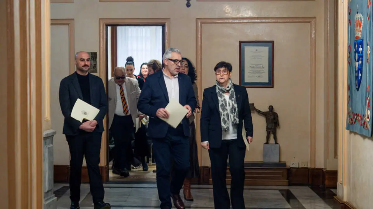 260206 Pleno municipal, Alcalde de Lugo Miguel Fern&aacute;ndez,Olga L&oacute;pez Racamonde &ndash; titular de la Conceller&iacute;a delegada de Bienestar Social y Mayores. 
PRADERO