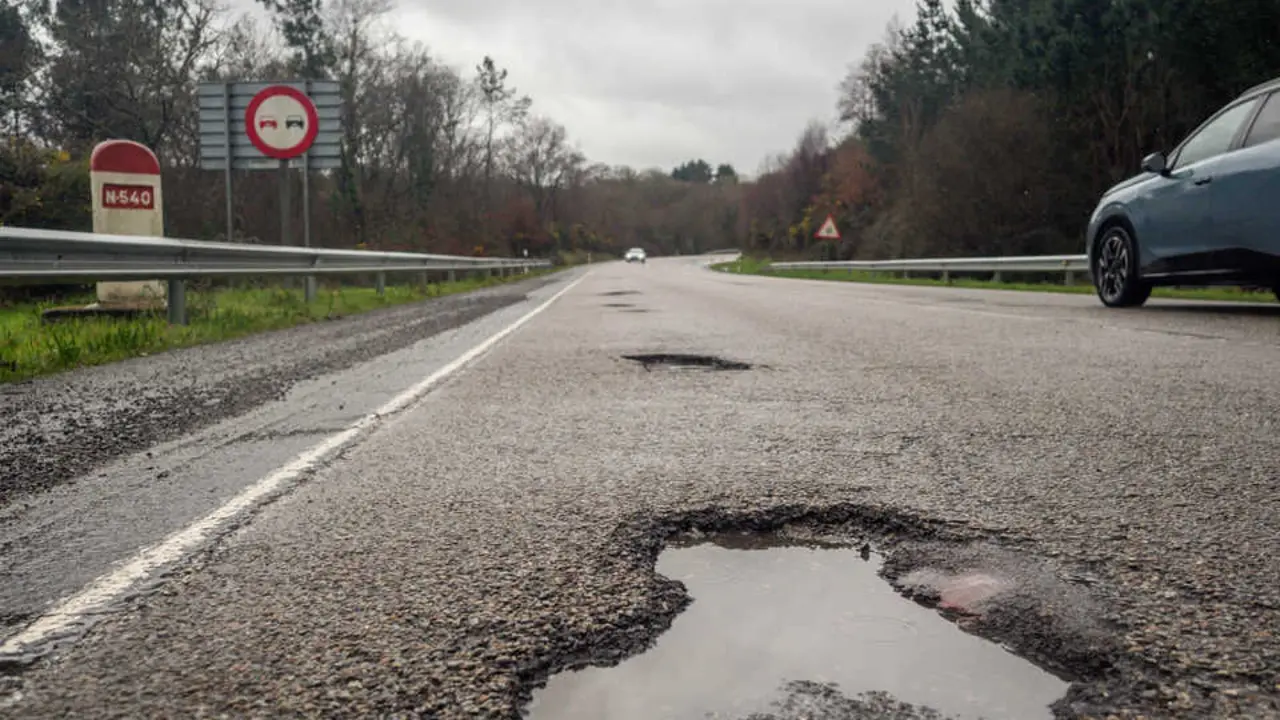 N-540 mal estado, baches.
PRADERO
