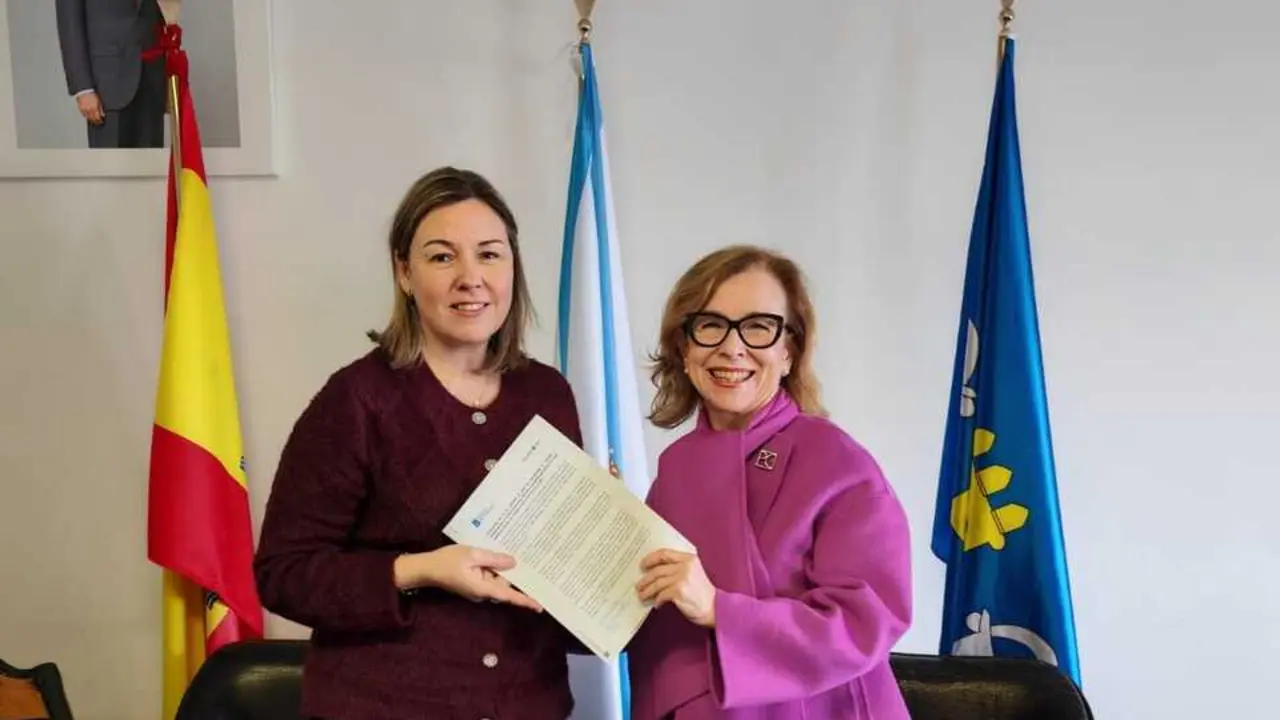 Pilar Garc&iacute;a Porto y Encarnaci&oacute;n Rivas