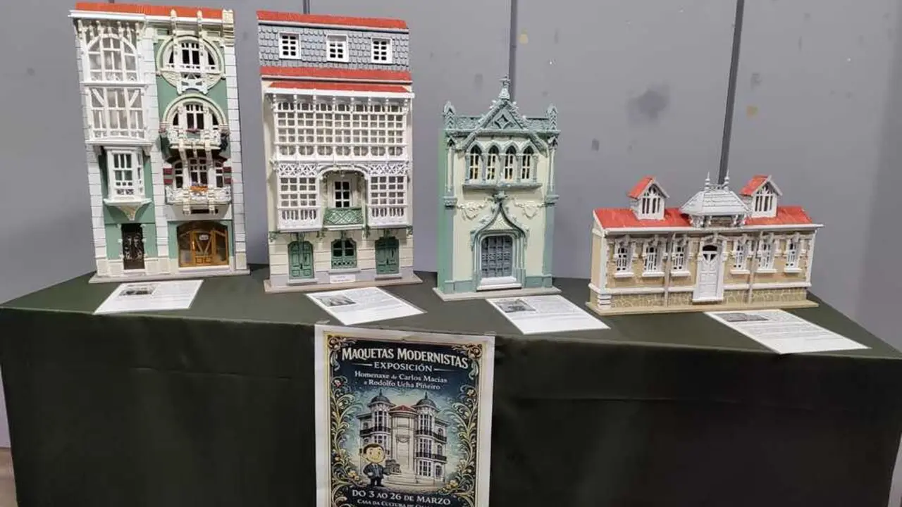 Muestra de maquetas de Ferrol en Chantada