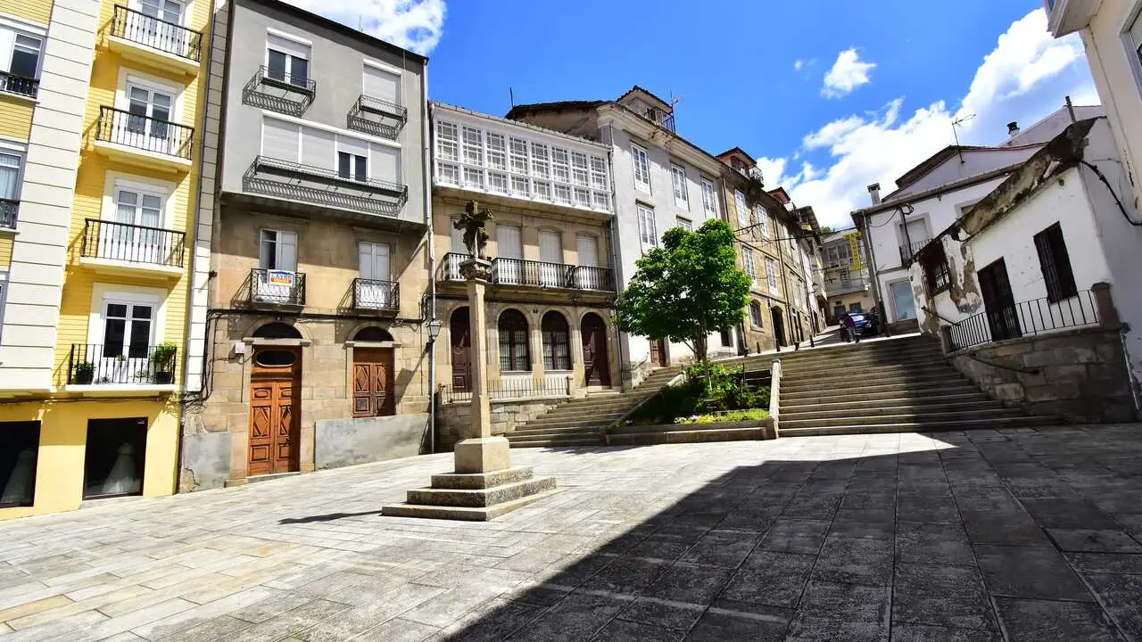 Praza de espa&ntilde;a de Monforte