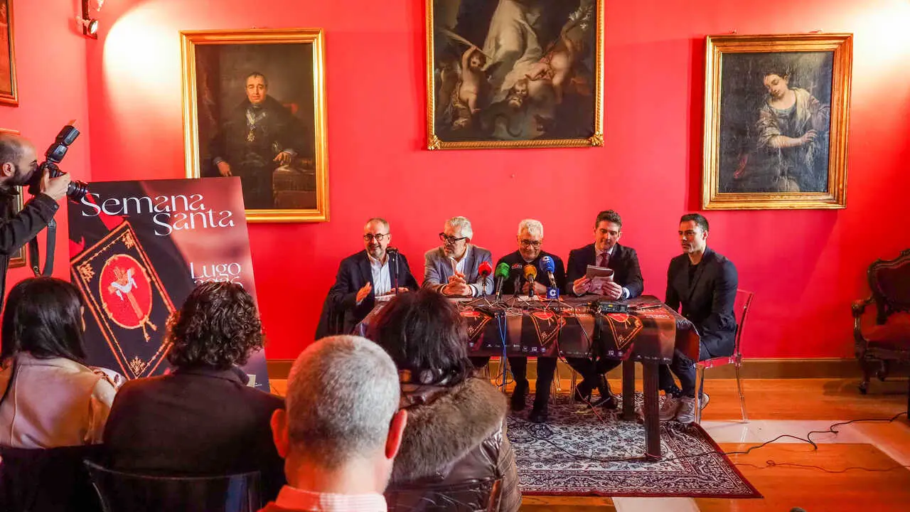 Presentaci&oacute;n de la Semana Santa 2026 de Lugo. PRADERO