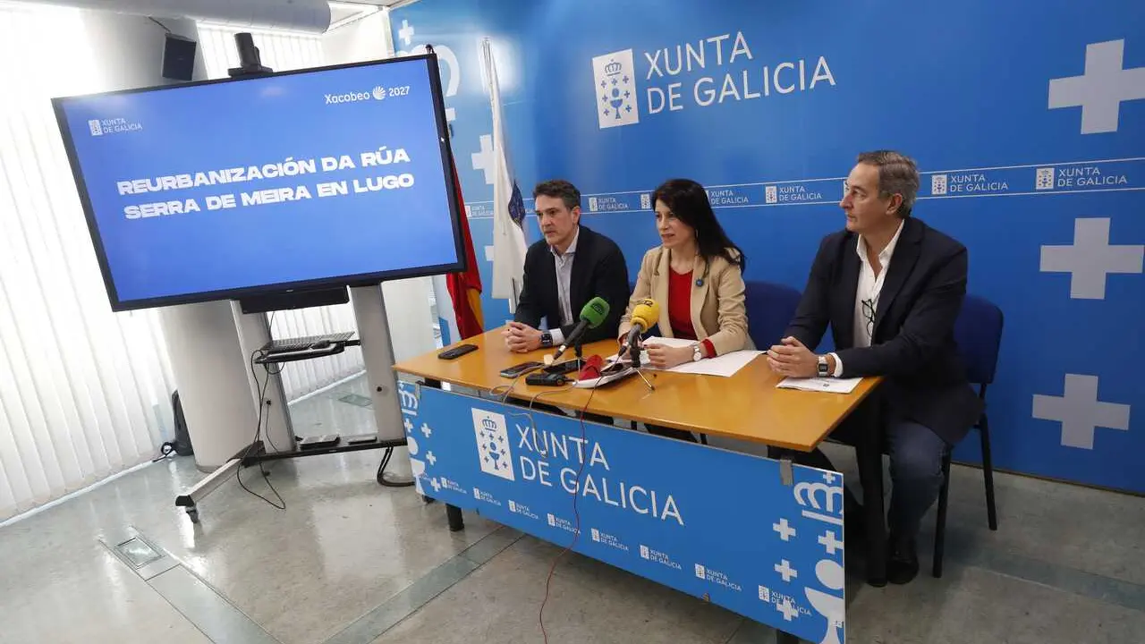Mar&iacute;a Mart&iacute;nez Allegue, en la presentaci&oacute;n de la rehabilitaci&oacute;n de la R&uacute;a Serra de Meira