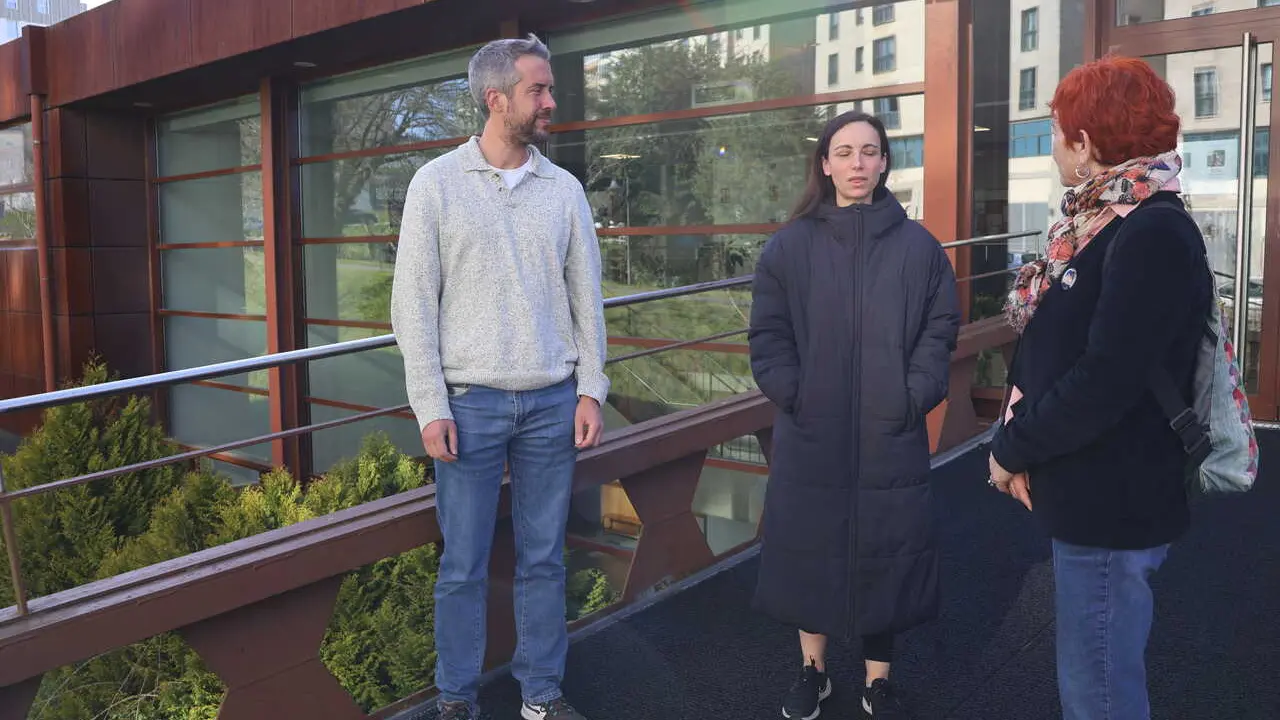 Rub&eacute;n Arroxo y Maite Ferreiro, en el Conservatorio Profesional de Danza