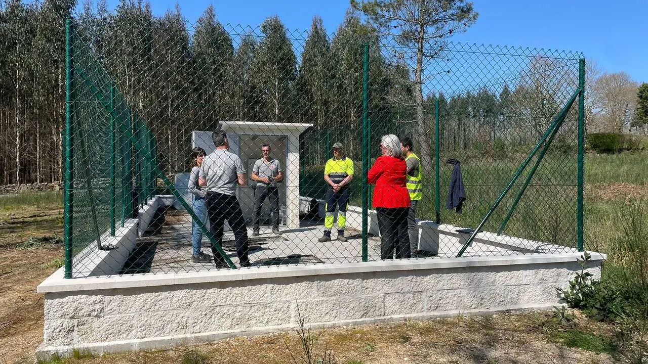 FOTO GUITIRIZ - O Concello de Guitiriz pon en funcionamento o saneamento e a depuradora do Mes&oacute;n da Cabra