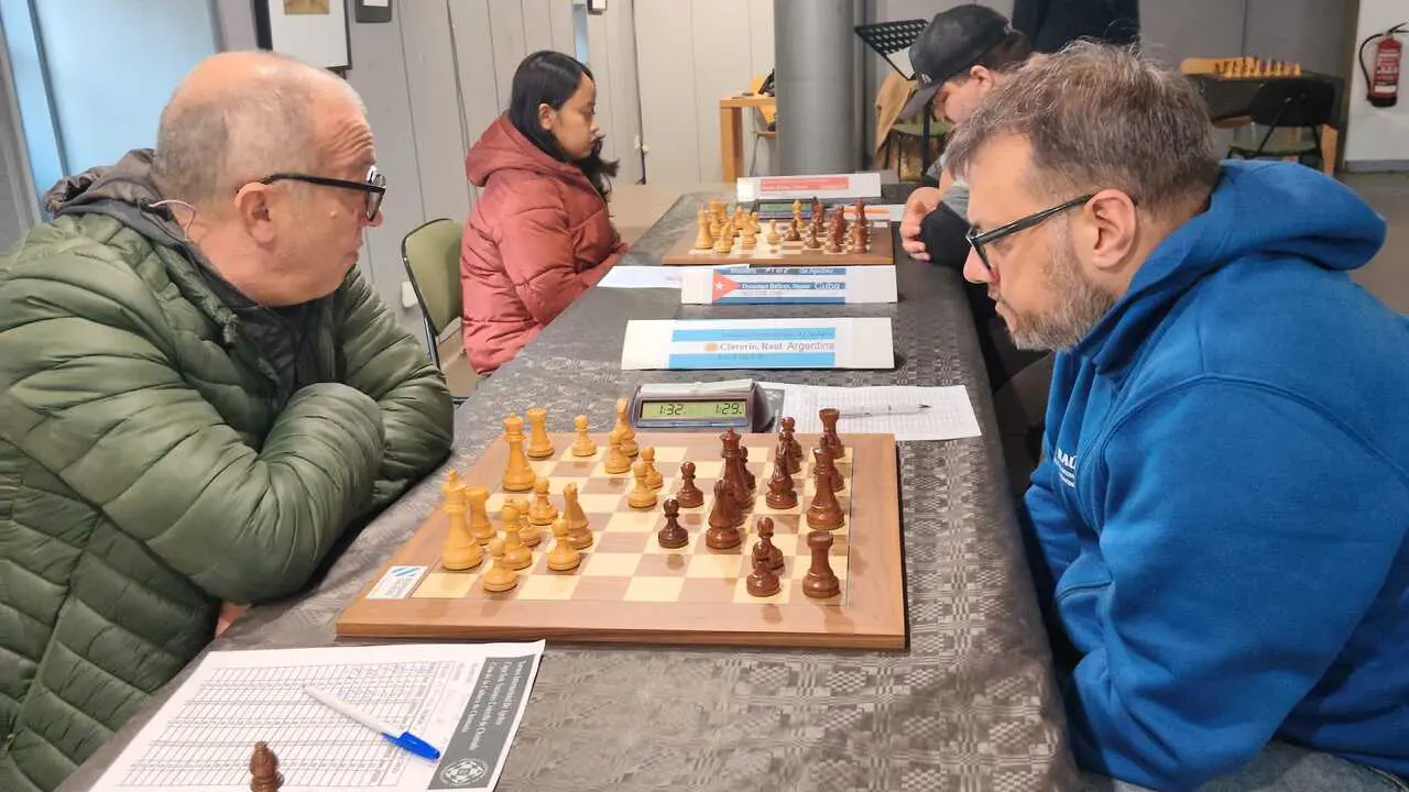 Copa Seis Naci&oacute;ns de ajedrez, que se celebra en Chantada