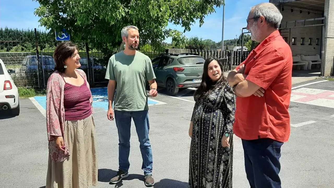 Arroxo, en el centro de salud de Nadela