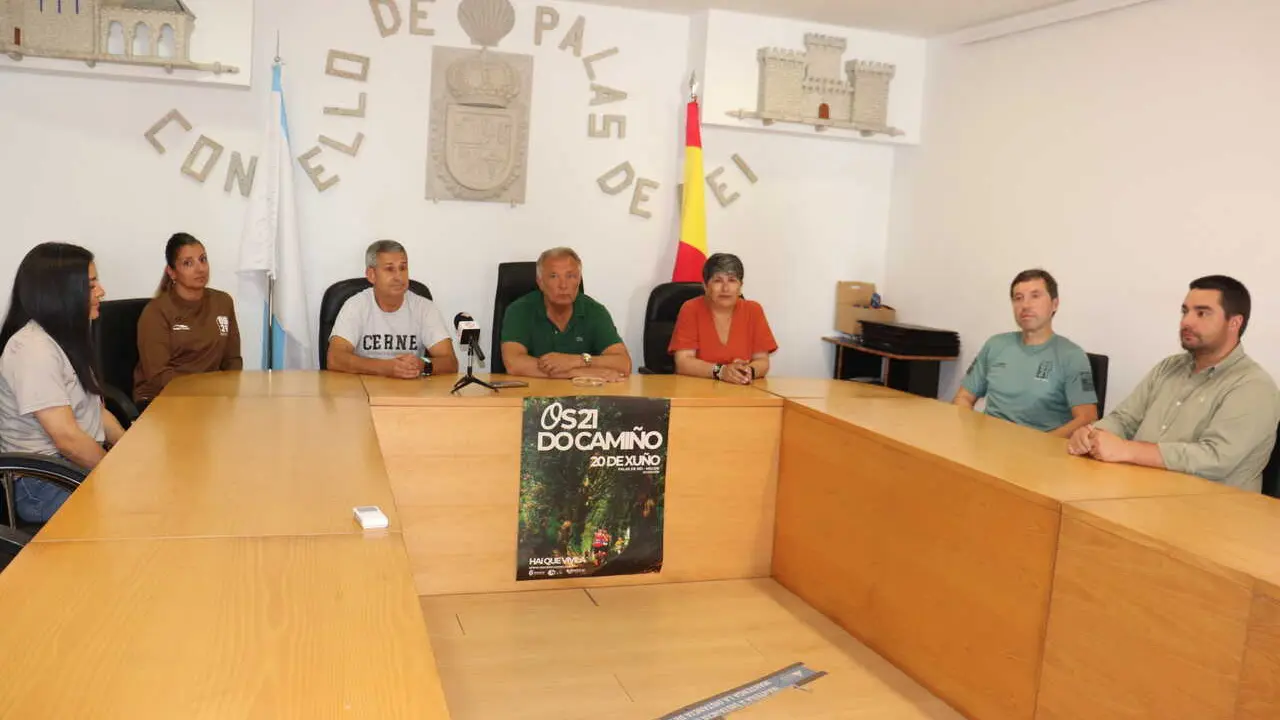 Presentaci&oacute;n de Os 21 do cami&ntilde;o, en Palas de Rei
