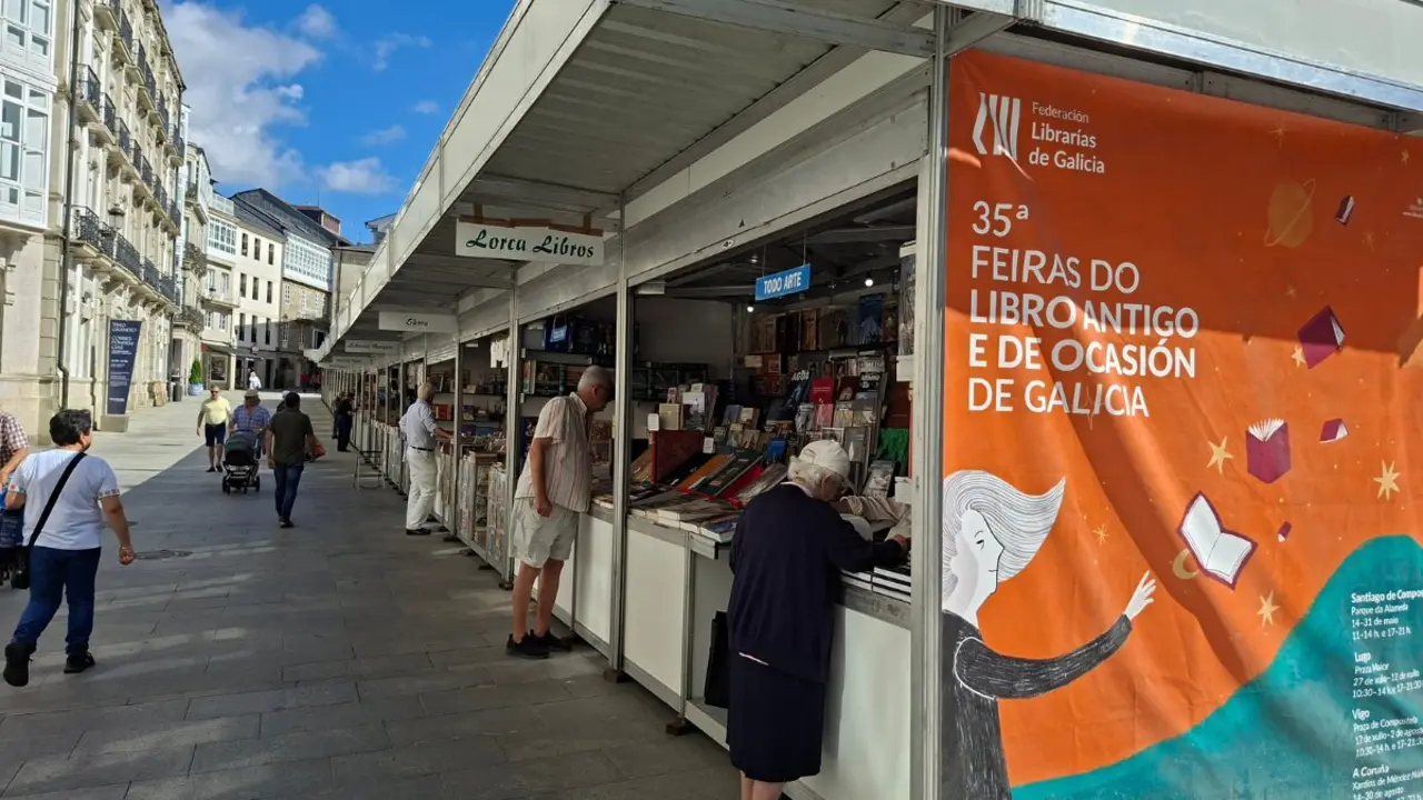 Feria libro antiguo lugo