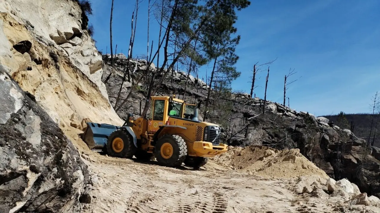 Im&aacute;genes del inicio de las obras, a finales de marzo de este a&ntilde;o.